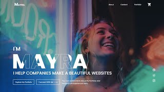 How To Make A Website With Animated Text Effect Using HTML And CSS [upl. by Flan]