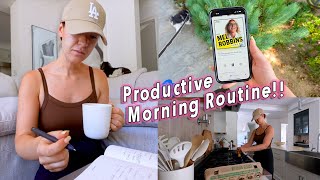 Productive Morning Routine  Social Media Detox [upl. by Quartana990]