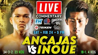 🔴LIVE Jerwin Ancajas vs Takuma Inoue Full Fight Commentary WBA World Bantamweight Championship [upl. by Milena]