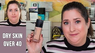 DIOR FOREVER SKIN GLOW FOUNDATION  Dry Skin Review amp Wear Test [upl. by Aicirt390]