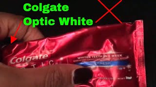 ✅ How To Use Colgate Optic White Toothpaste Review [upl. by Lazos753]