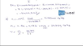 Ejercicios resueltos entalpía de fusión bachiller [upl. by Alyaj]