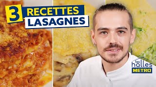 3 recettes de lasagnes avec le chef Emilio Giagnoni  Sublimez vos plats avec METRO [upl. by Inaflahk]