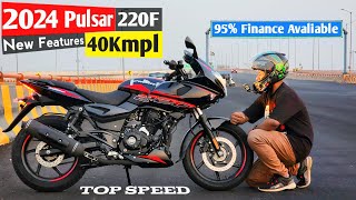 Legend Bajaj Pulsar 220F New Features amp Update 2024 Detailed Review  Mileage  Top Speed  Finance [upl. by Worl]