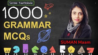 1000 Most Important English Grammar MCQ Practice Marathon 1  Suman Sharma [upl. by Loralie901]