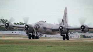 B29 quotFIFIquot Takeoff and Landing at Dupage Airport on 8122012 [upl. by Scarito]