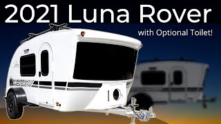 Teardrop Trailer with a Toilet The 2021 Luna Rover by InTech RV Walkthrough Tour [upl. by Hussar]