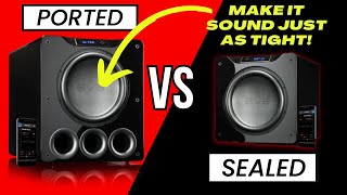 What to buy PORTED VS SEALED Subwoofer for Home Theater Why some THINK sealed is FASTER  TIGHTER [upl. by Bertha977]