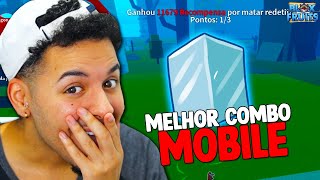 CRIEI o MELHOR COMBO de ICE pra MOBILE no BLOX FRUITS 🍷🗿 [upl. by Nohsyt]