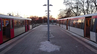 Verkehrsknoten WandsbekGartenstadt  Rush Hour am Winterabend [upl. by Assiluy134]