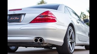 Sl500 r230 custom Exhaust 3quot cat back [upl. by Prior739]