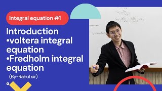 Integral equation MSc Maths 2nd semVoltera integral equation Freadholm integral equation Example [upl. by Ahsitra392]