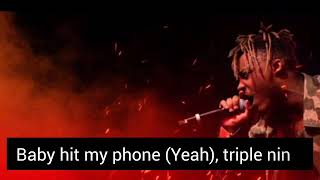 JUICE WRLD  Whats your name girl  official lyrics music video [upl. by Vera]