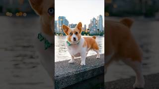 CUTE Corgi w Bowtie amp Heterochromia 🤵‍♂️ streetportraits dogphotography [upl. by Benedicta]