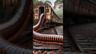 Nature Exploration  Travel Discovered  Abandoned Train shorts trending wow [upl. by Lumpkin59]