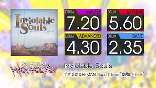 【GITADORA】 Inviolable Souls MASTER  BASIC Drum [upl. by Nerine]