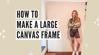 How To Make A Large Canvas [upl. by Lamahj]