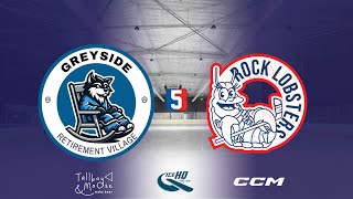 Greyside Retirement Village VS Rock Lobsters  Div 5  7th November  IceHQ Rec League ice hockey [upl. by Arette67]