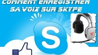 Comment enregistrer sa voix sur skype [upl. by Chlori841]