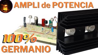 AMPLIFICADOR de potencia 100 GERMANIO [upl. by Halil]