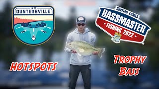 HOTSPOTS Lake Guntersville Bassmaster Fishing 2022 [upl. by Santana377]