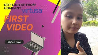 Welcome kit form VIRTUSA FIRST VLOGUNBOXING FIRST VIDEO [upl. by Phaidra999]