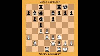 Garry Kasparov vs Lajos Portisch  Niksic 1983 [upl. by Mable]