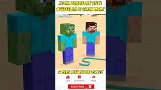 Ketika Zombie dan Steve mencari air ditengah gurun pasir‼️😱shorts minecraft game [upl. by Yank]