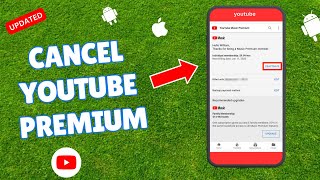 How To Cancel Your YouTube Premium Membership or Free Trial  2023 [upl. by Oilisab]