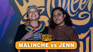 MALINCHE vs JENN  Semifinal  THE QUEEN OF THE FREESTYLE  2024 [upl. by Hercule278]