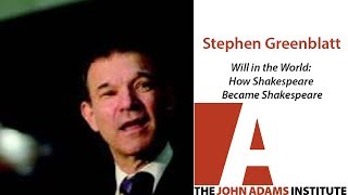 Stephen Greenblatt Will in the World How Shakespeare Became Shakespeare  The John Adams Institute [upl. by Aniryt123]