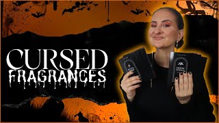 CURSED FRAGRANCES  ALL 8 SCENTS REVIEWED [upl. by Onoitna]