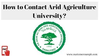 Arid Agriculture University Address Phone Number Email ID Website [upl. by Austen770]