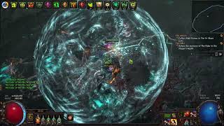 First time Defeating Uber Eater of Worlds POE Spliting Steel Deadeye Build [upl. by Doownyl]