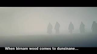 When birnam wood comes to dunsinane Macbeth [upl. by Ahsinor]