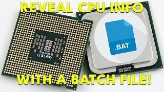 Best Way to Detect CPU Type in a Batch File SOLVED [upl. by Celeski]