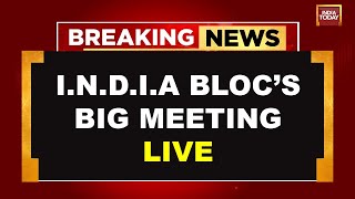 INDIA Bloc Meeting Over NoTrust Motion LIVE  Kharge Slams VP Dhankhar  INDIA Vs NDA live [upl. by Rudie271]