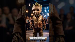 Bebês Heróis da Marvel shorts inteligenciaartificia baby cute [upl. by Annawd]