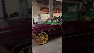 Kodak Black Leavin his Concert in His Chevy Vert on 26’s [upl. by Aivila630]