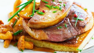 Recette  Tournedos Rossini aux girolles [upl. by Sylas709]