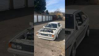 20v turbo scirocco 🤍 shorts mk2 mk2scirocco mk2rocco mk2cartel mk2crew downnoutmotors vw [upl. by Spiros]