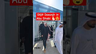 Diljit Dosanjh in Abu Dhabi United Arab Emirates 🇦🇪🫰🏻😍 diljitdosanjh uae shorts trending [upl. by Yendahc]