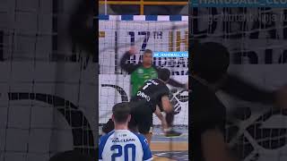 Best goalkeeper save in handball 💫🥅 bestofhandball handball trending handballhighlights sports [upl. by Kancler]