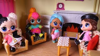 LOL SURPRISE DOLLS Barbie Babysits New Lol Doll From School Named Posh Lol Surprise Dolls [upl. by Churchill]