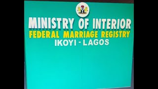 IKOYI MARRIAGE REGISTRY BOOTH 1 01032024 [upl. by Bornstein]