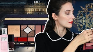 Dior ÉCRIN COUTURE MAKEUP Holiday 2023 collection  Miss Dior Hair Oil  Holiday makeup Look [upl. by Silletram]