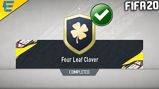 FIFA 20 FOUR LEAF CLOVER SBC CHEAPEST SOLUTION  SQUAD BUILDING CHALLENGE  FIFA 20 [upl. by Charil638]