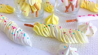 Meringue Pops on a Crispy Straw French meringue recipe [upl. by Cosimo]