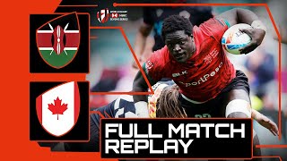 INCREDIBLE lastminute winner  Kenya v Canada  HSBC London Sevens Rugby [upl. by Spada]