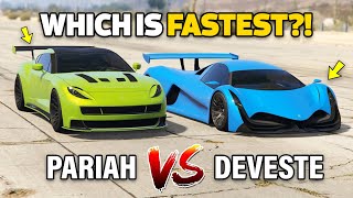 GTA 5 ONLINE  PARIAH VS DEVESTE WHICH IS FASTEST [upl. by Attolrac513]